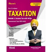 Bharat's Taxation Module 1: Income Tax With MCQs for CA Inter November 2023 Exam by CA. Jaspreet Singh Johar
